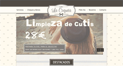 Desktop Screenshot of lacoquetadegracia.es