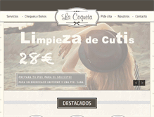 Tablet Screenshot of lacoquetadegracia.es